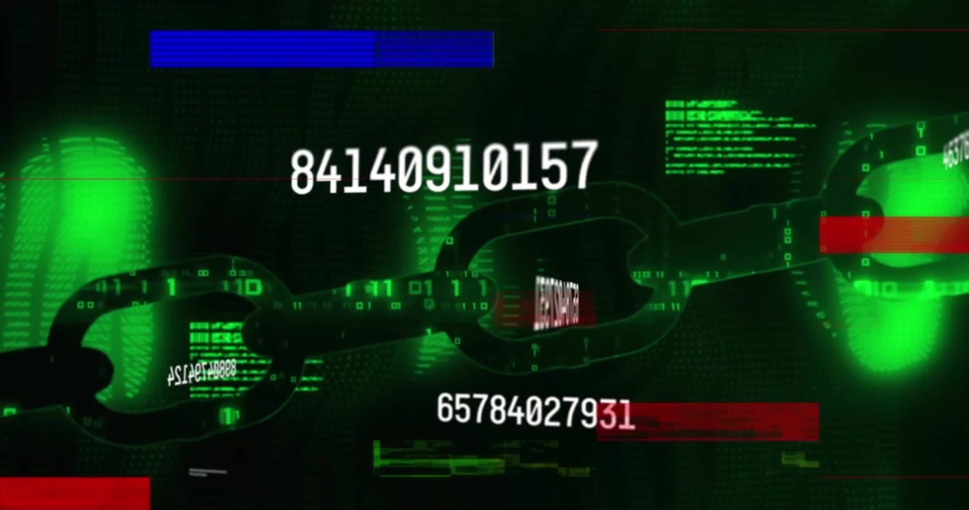 A digital interface with a global connection and communication concept