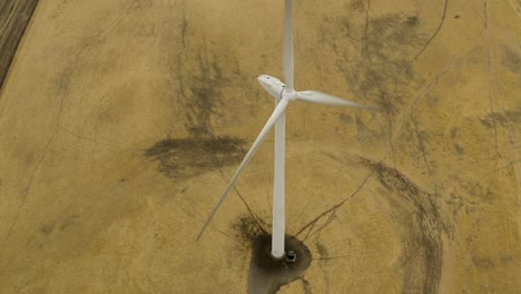 Aerial-shot-of-wind-turbines-in-a-field-on-Montezuma-Hills