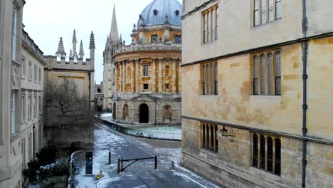 vista aérea del centro de oxford, reino unido