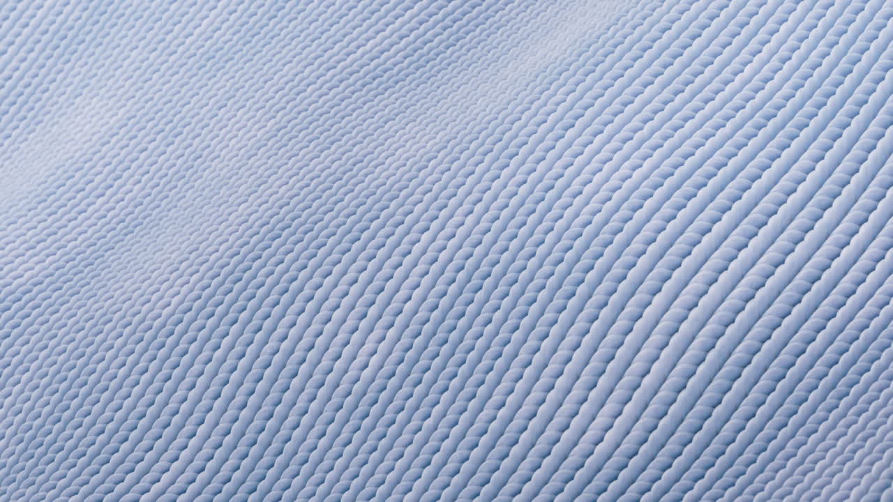 animación en bucle de la superficie de la tela con detalles de la tela, renderización en 3d.