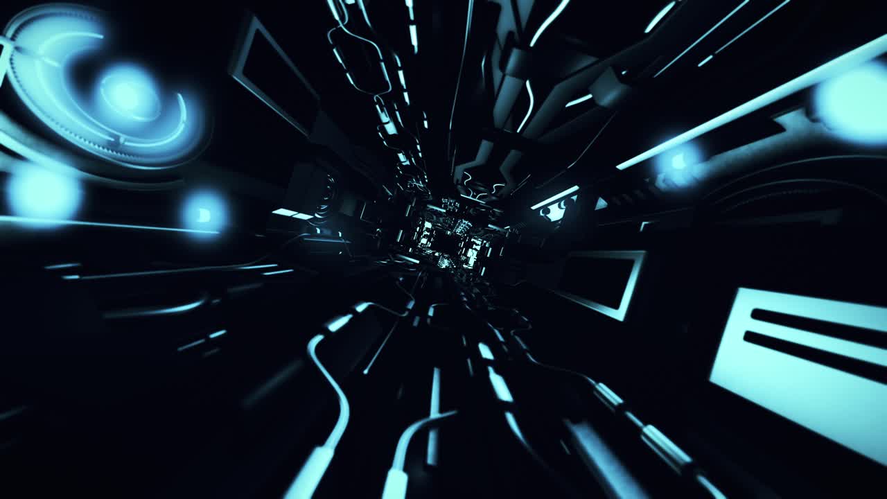 Futuristic Abstract Tunnel