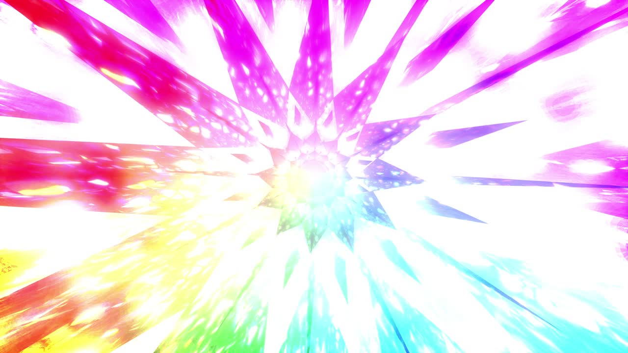 다채로운 수채화 추상적인 스타일화 애니메이션 별 모양 아름다운 루프 된 배경