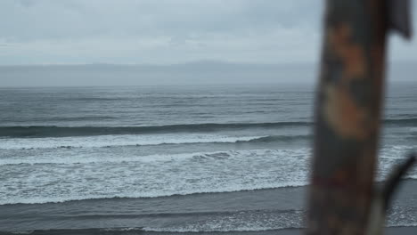 coastal scene on a cloudy day