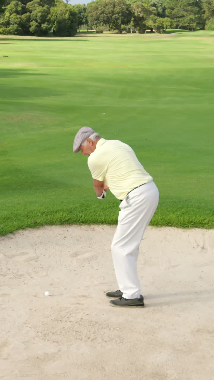 골프 선수 들 이 함께 놀고 있다