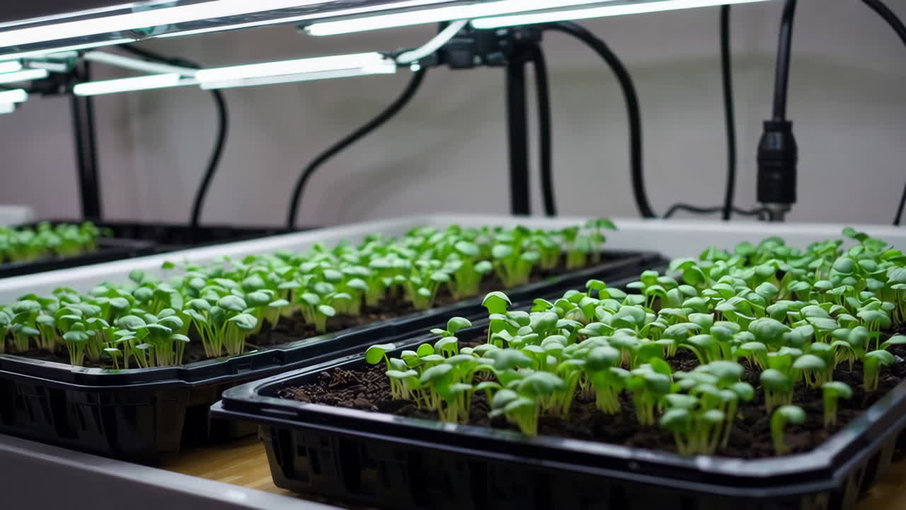 Sistema di coltivazione indoor di piantine di erbe aromatiche