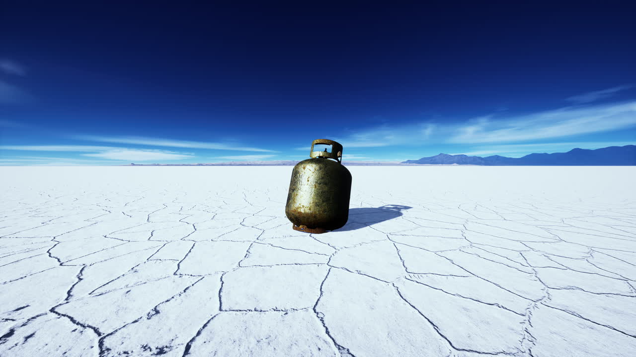 소금 호수 에 있는  ⁇ 은 위험 가스 컨테이너