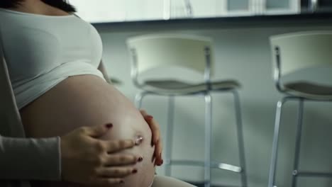 emotional journey of motherhood: a series capturing the intimate moments of pregnancy and anticipation in a serene setting