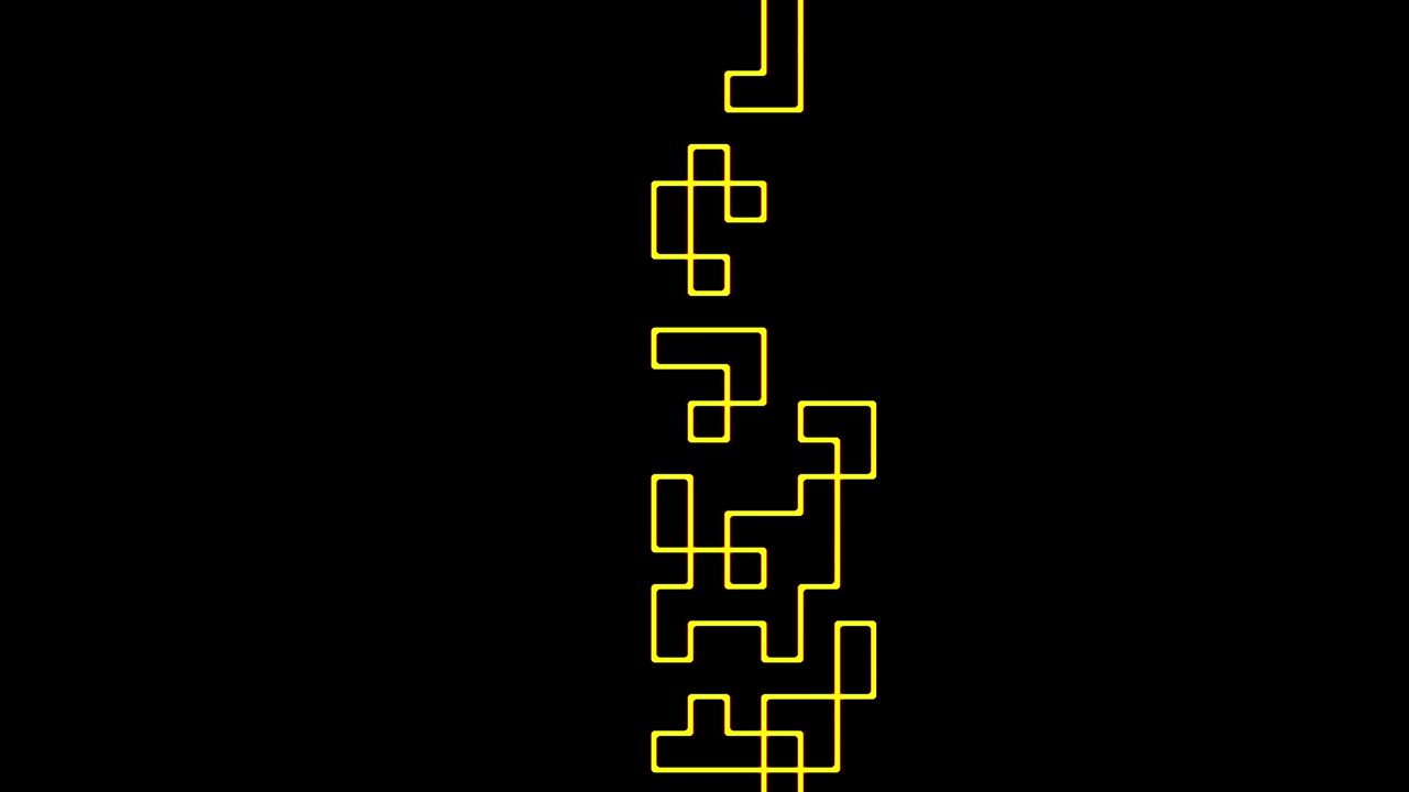 Multicolored squares sliding pattern