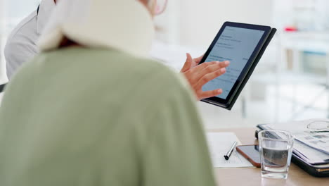 Doctor,-tablet-and-patient-with-health-insurance