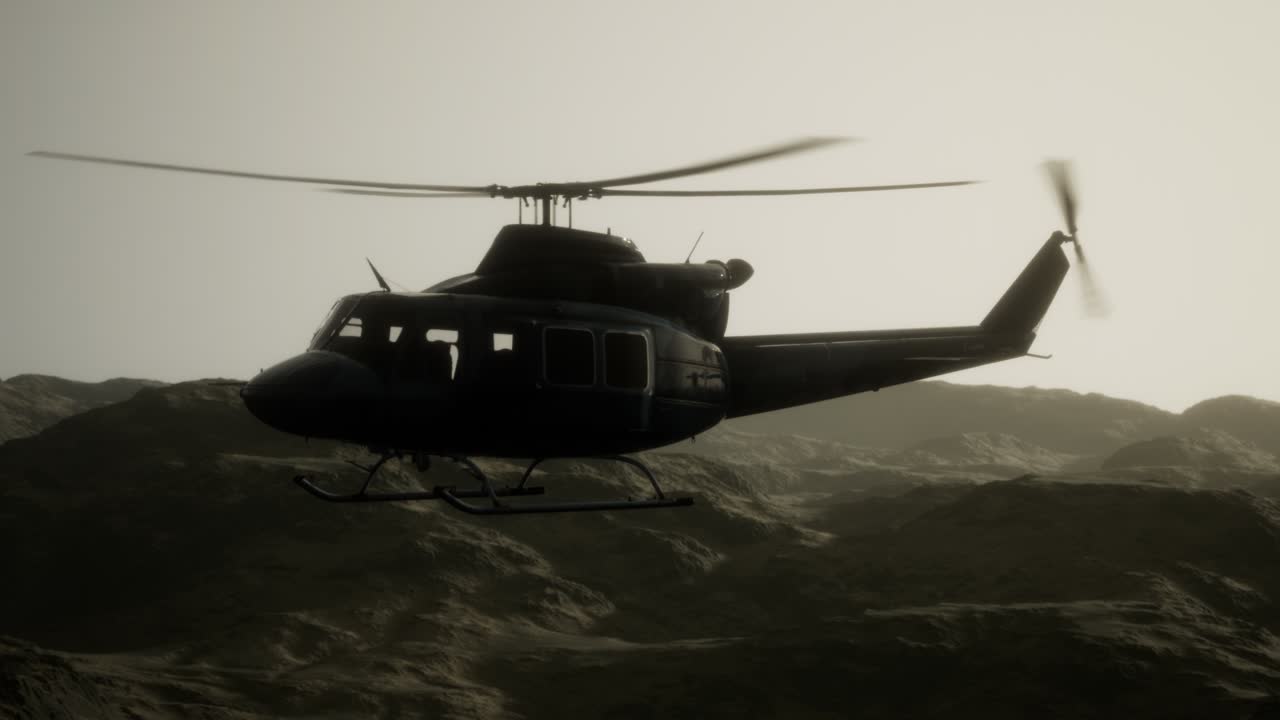 베트남에 있는 미국 군사 헬리 ⁇ 터