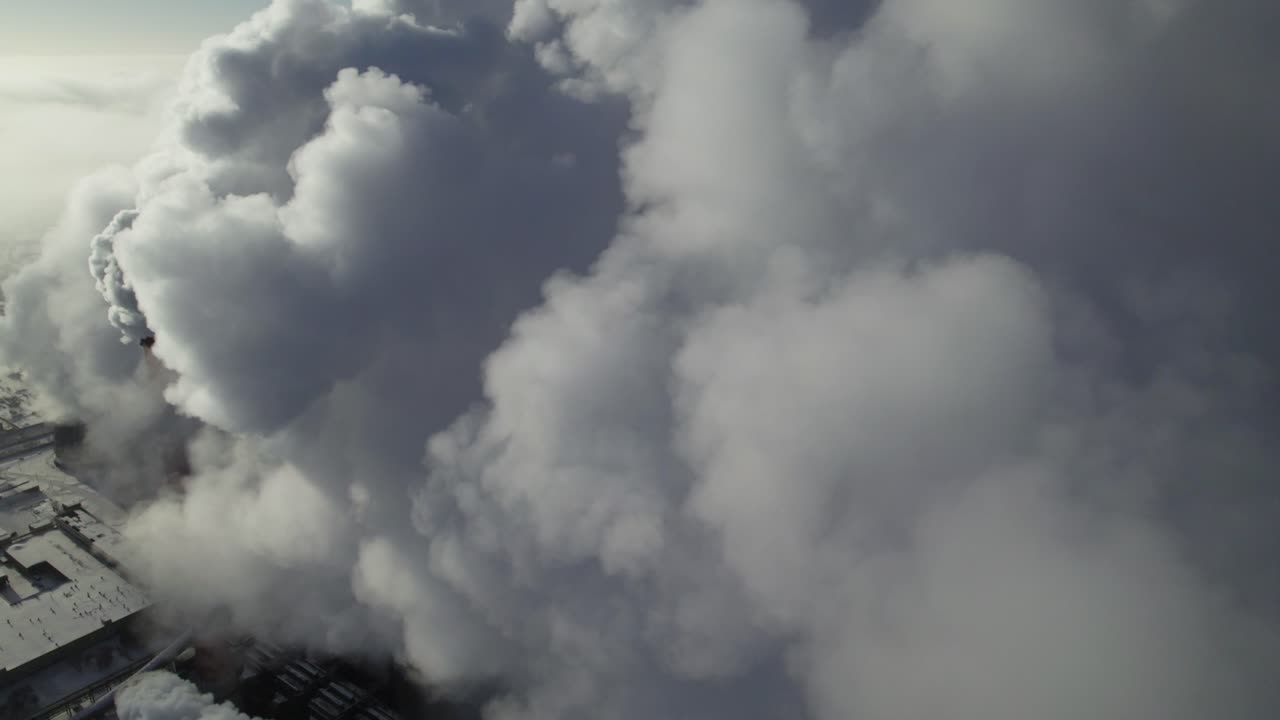 Industrial Plant with Smoke Emission