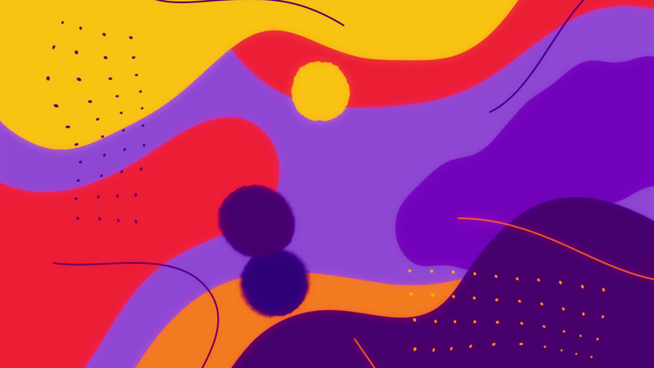 gráfico de movimiento de diseño plano formas fluidas abstractas fondo