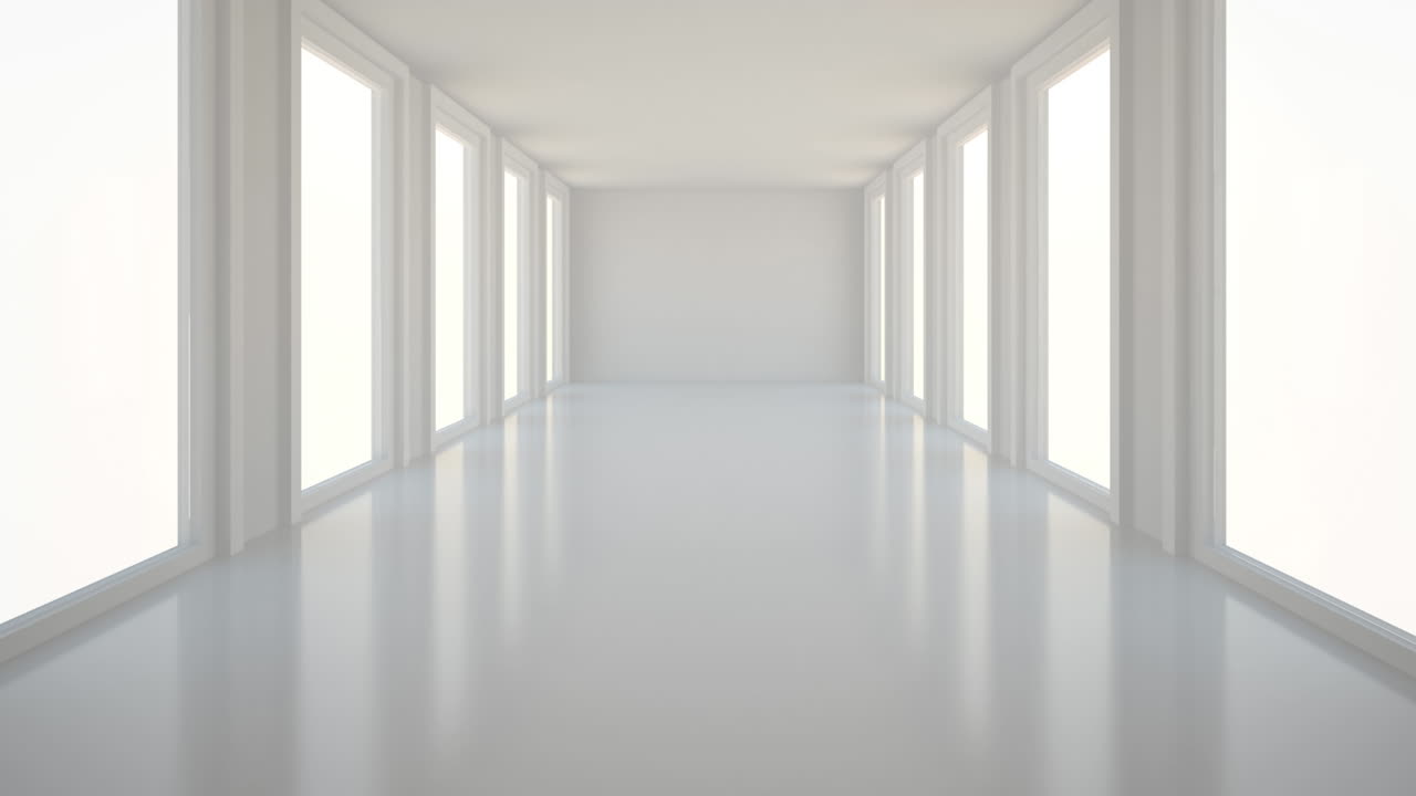 ⁇ 색 현대 인테리어 위에 다채로운 추상적인 모양의 애니메이션