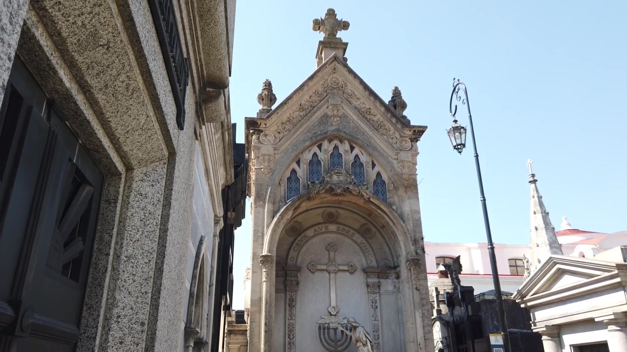 Recoleta Mezarlığı: Tarihi Anıt Mezarların Çarpıcı Panoramik Görünümü
