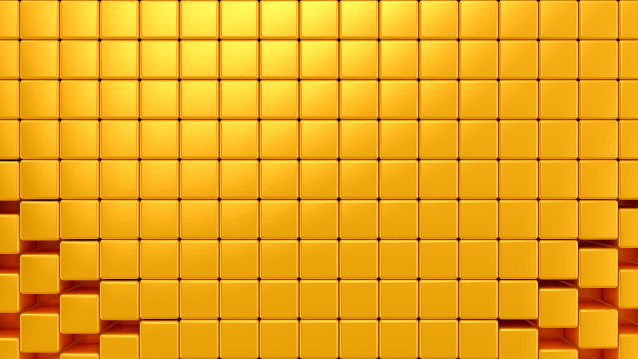 los cubos forman una onda