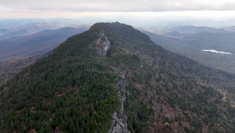 the rocky slopes atop grandfather mountain nc, north carolina aerial