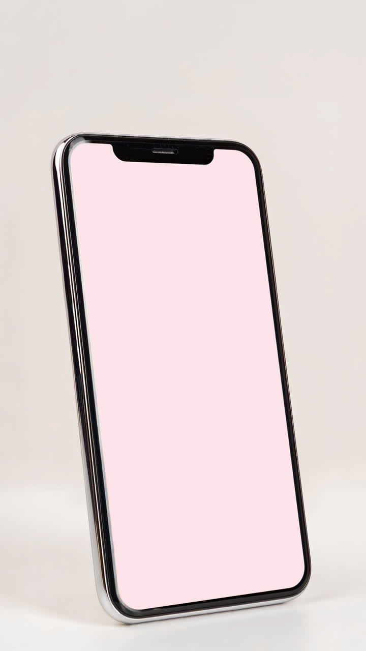 Sovrapposizione animata di mockup live di schermo di smartphone, video 4K trasparente, canale alfa, ProRes 4444