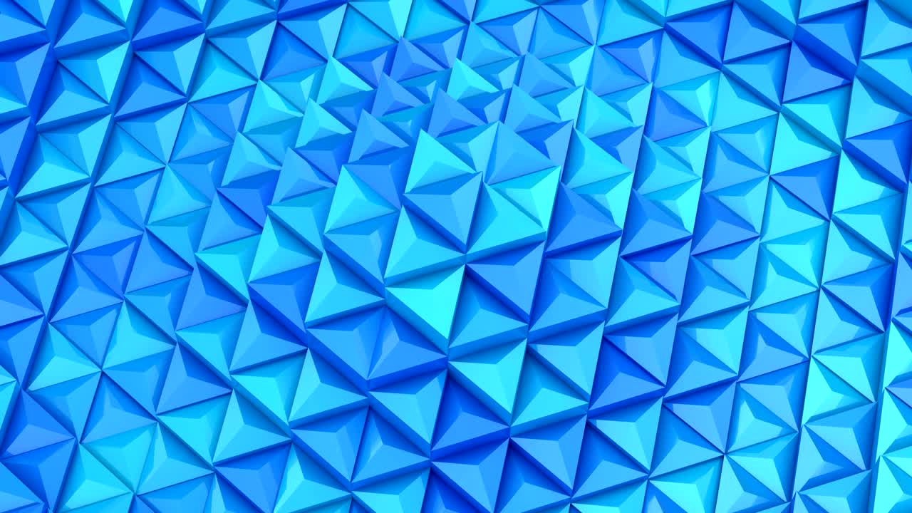 los triángulos formaron una onda