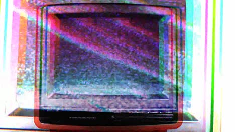 televisor rojo 19