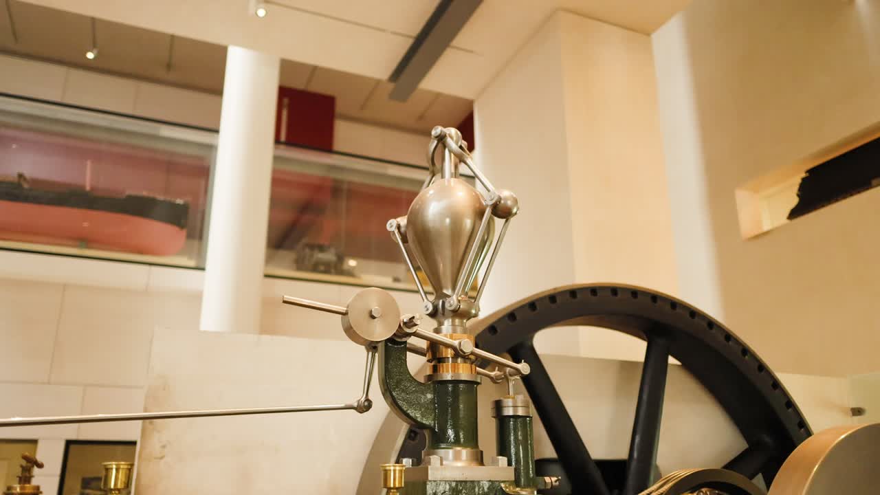 exposición de la máquina de vapor en el museo de edimburgo