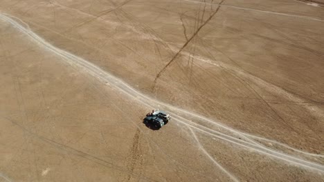 Lago-Amboseli-Seco-Por-Drone-Aéreo-Kenia-Sabana-Africana