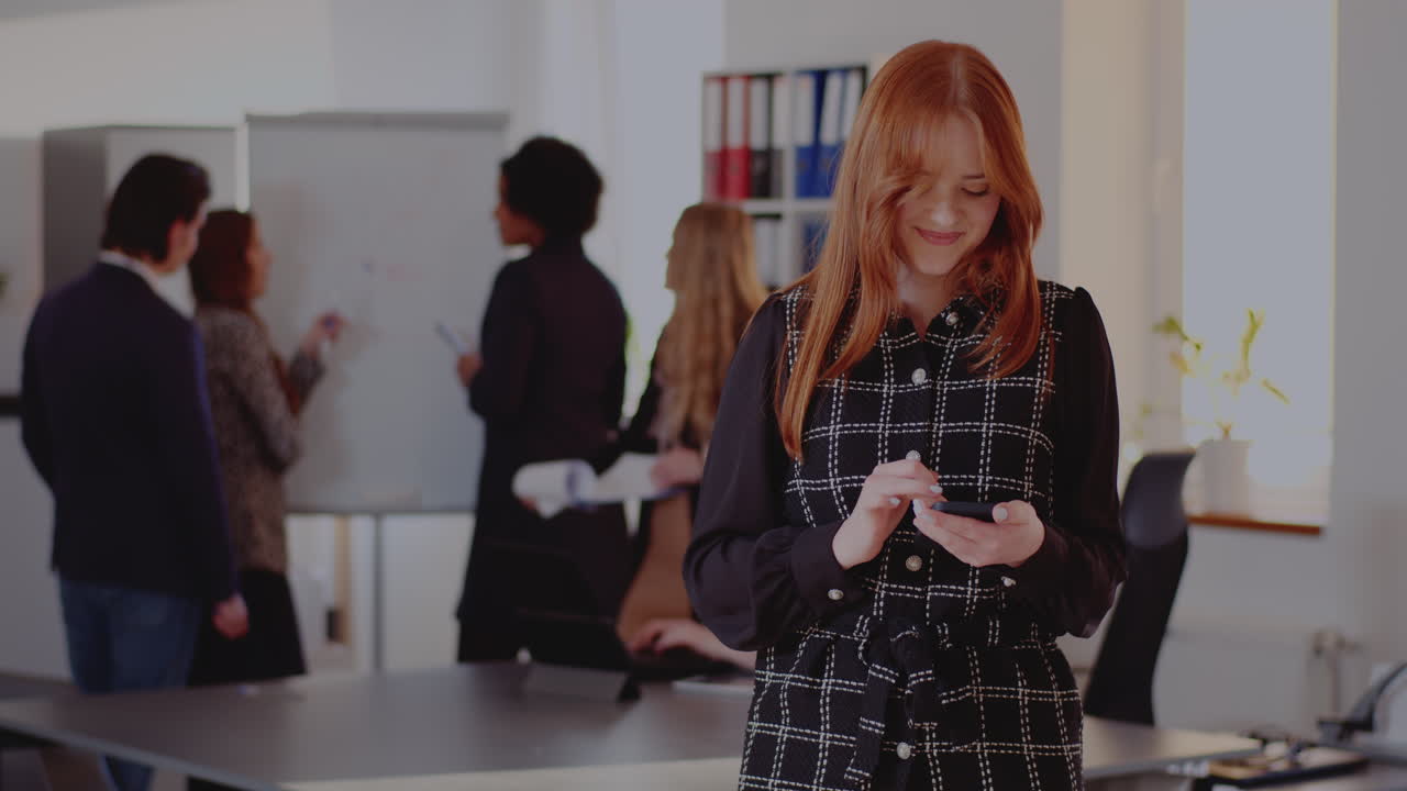 Business Meeting and Technology in the Office