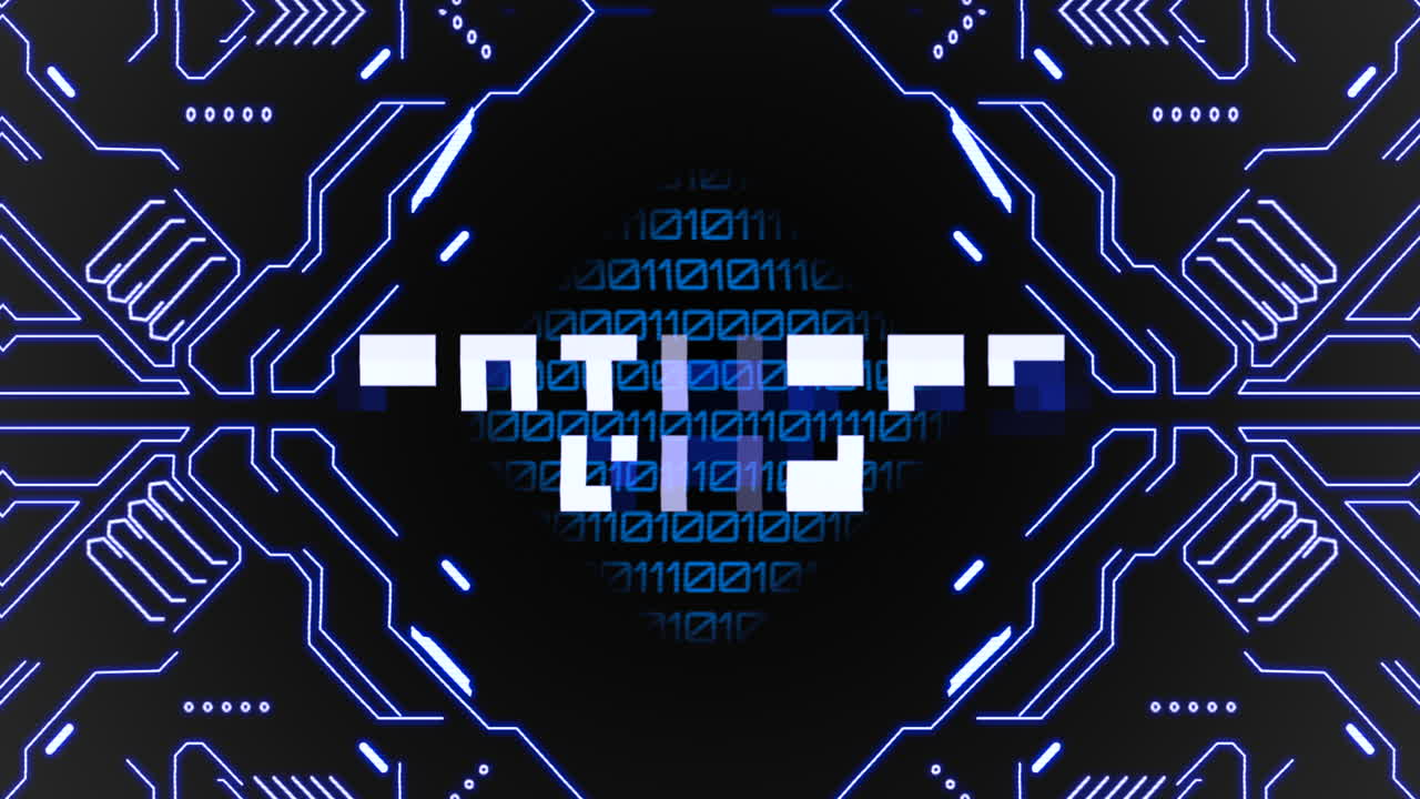 Fathers Day with neon blue HUD elements and numbers