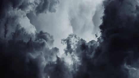 dark and ominous storm clouds 4k