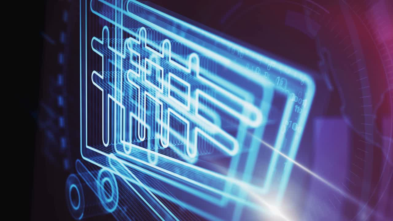 icono de carrito de compras comercio en línea y ciclo de símbolo de negocio concepto digital