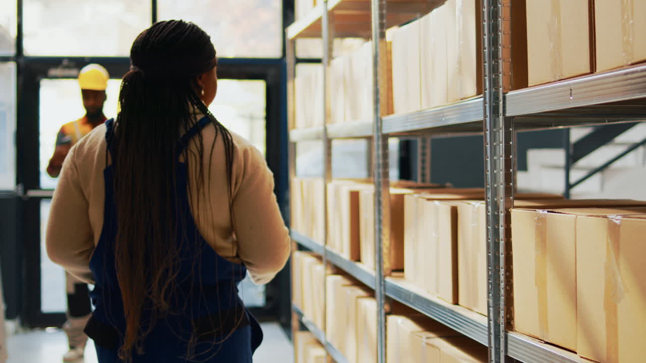 comprobación del inventario del almacén