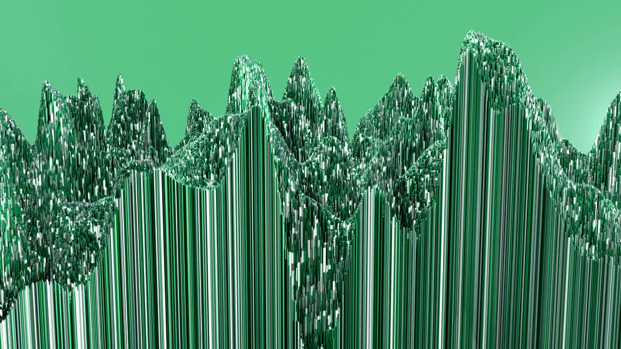 4K Abstract Topographic Waveform.