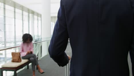 young business people in a modern office building