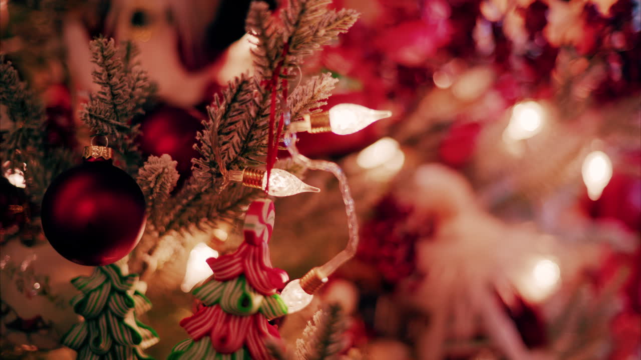 Multiple Christmas decoration in the courtyard of the Monte Carlo Casino in the evening