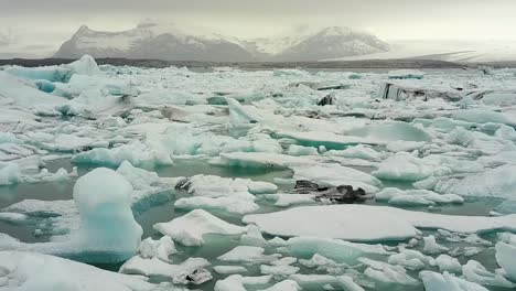 drone-shot-ice-floating-in-sea-Icenland