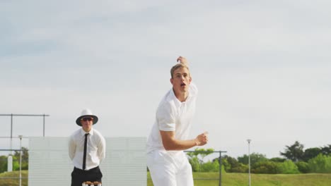 cricket player throwing a ball as far as possible