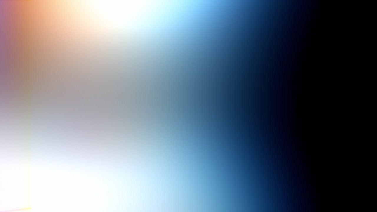 Light leaks footage on black background