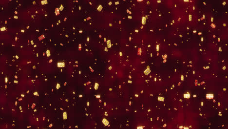 Weihnachtsgeschenke-Hintergrund-Rote-Schleife-Fliese