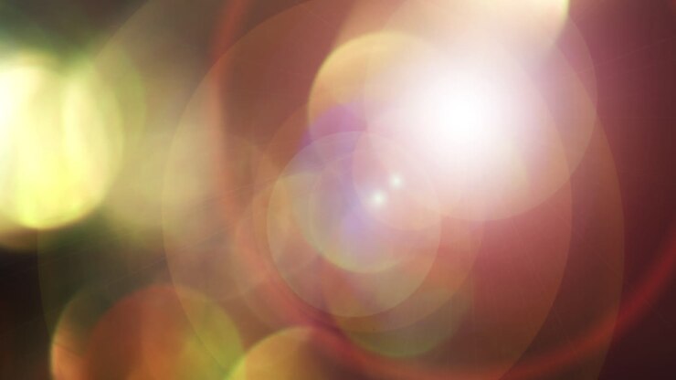 Luce astratta e sfondo bokeh