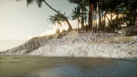 soft twilight of the amazing tropical marine beach