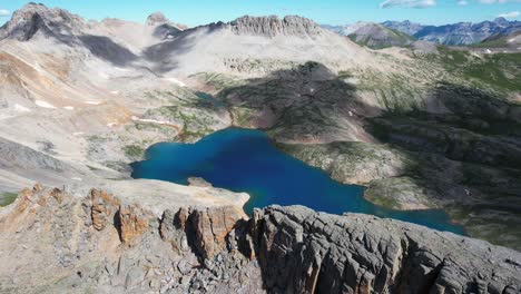 lago columbine, bosque nacional san juan, colorado, ee.uu.