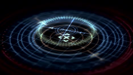 futuristic hud interface.