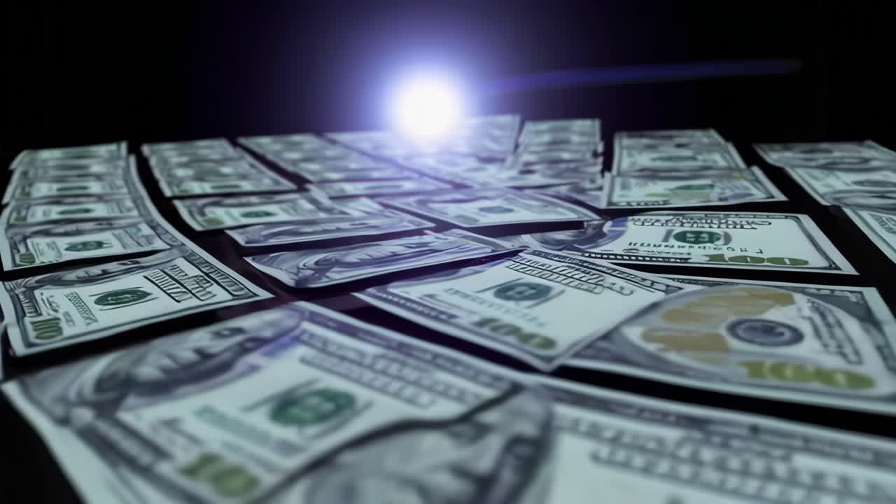 Stacked Hundred Dollar Bills