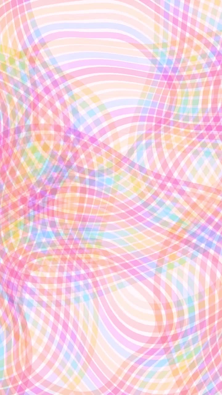Motivo astratto colorato di linee ondulate pastello in movimento.