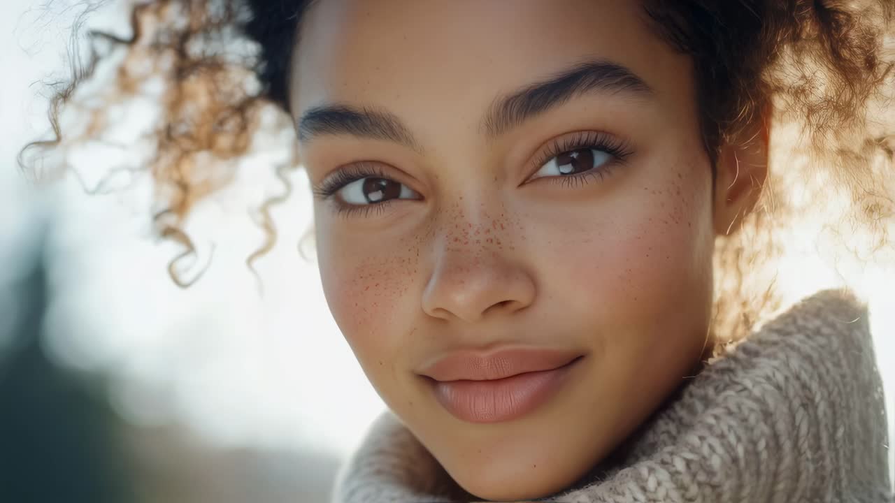 Close-up Portrait of a Woman