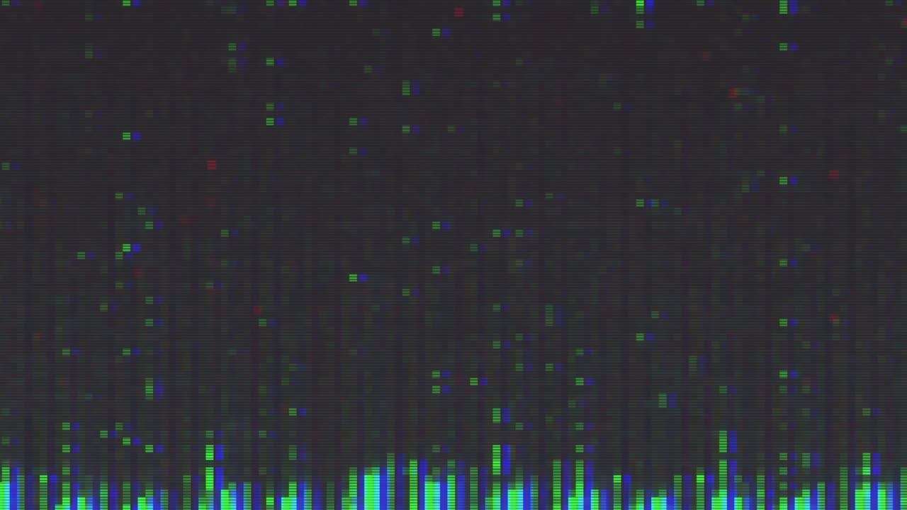 Unique Design Abstract Digital Animation Pixel Noise Glitch Error Video Damage
