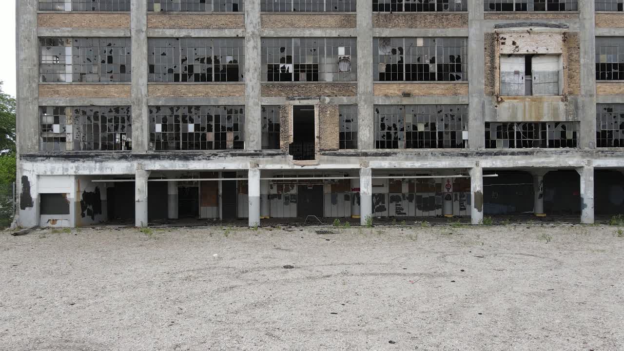 폐허가 된 오래된 공장