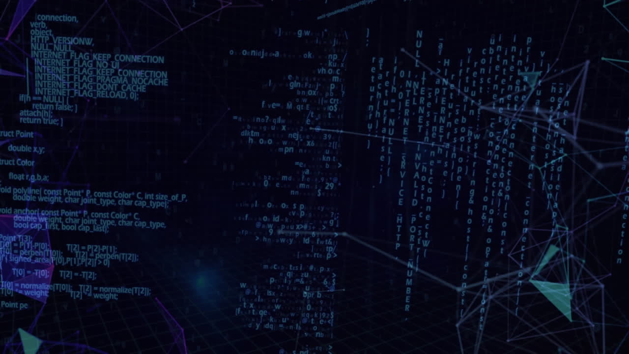 red de conexiones contra un fondo azul