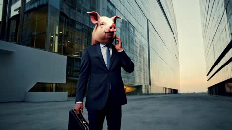 funny business pig