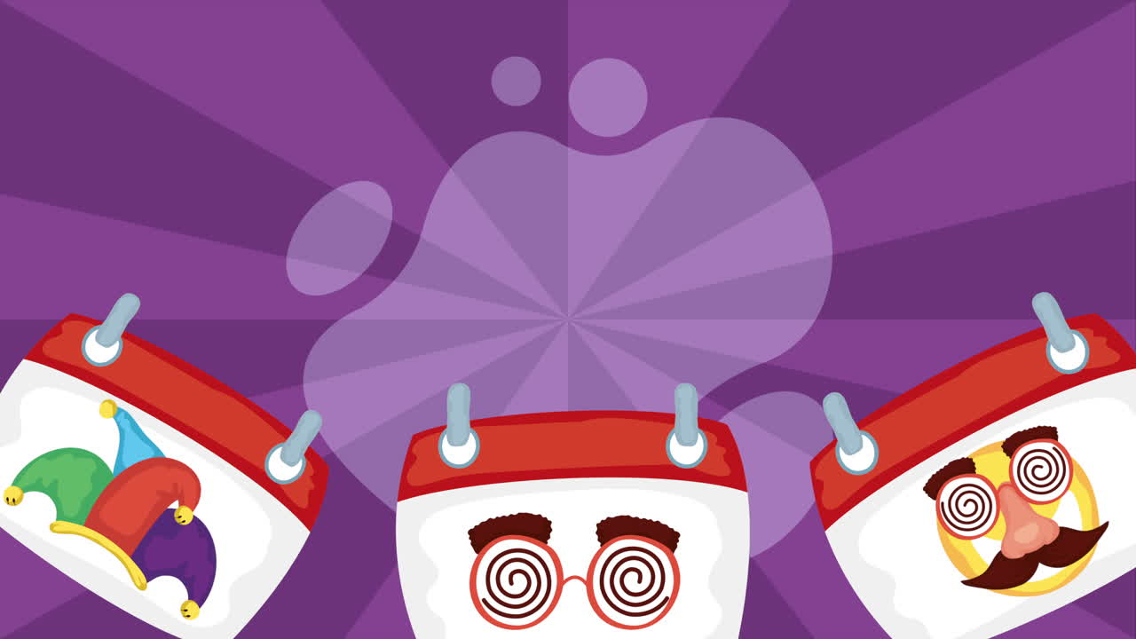 diseño de calendario gracioso