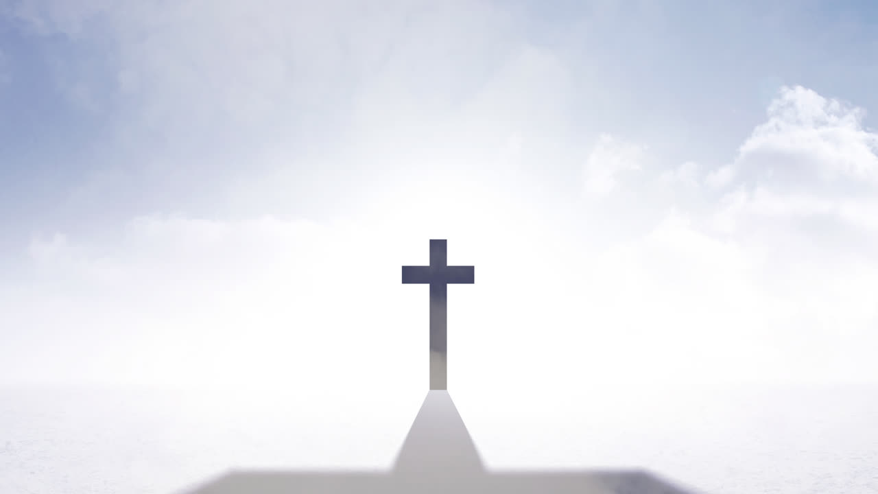 종교적인 부활절 일요일 좋은 금요일 애니메이션 4k